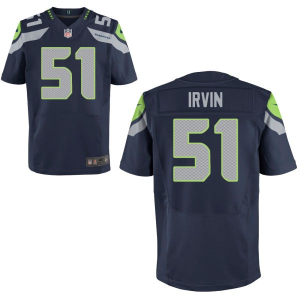 Bruce Irvin Seattle Seahawks #51 Big And Tall Jersey - College Navy Blue