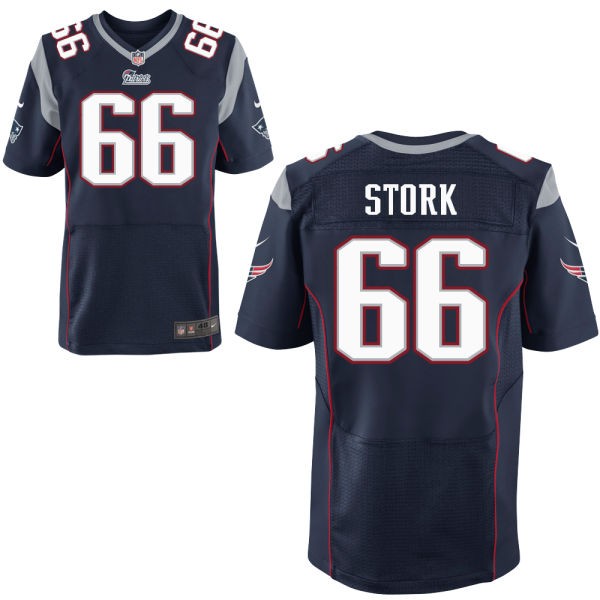 Bryan Stork New England Patriots #66 Big And Tall Jersey - Nautical Blue