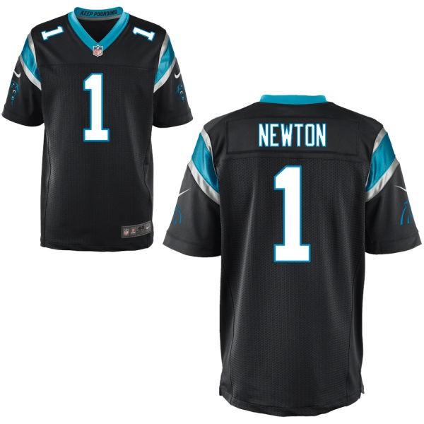 Cam Newton Carolina Panthers #1 Big And Tall Jersey - Black