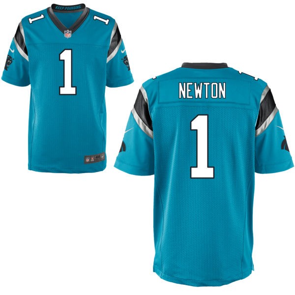 Cam Newton Carolina Panthers #1 Big And Tall Jersey - Process Blue