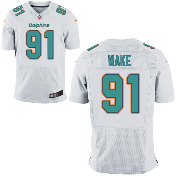 Cameron Wake Miami Dolphins #91 Big And Tall Jersey - White