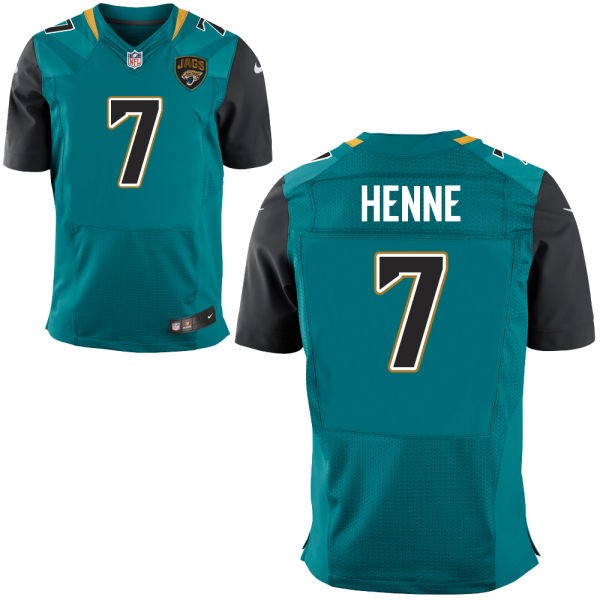 Chad Henne Jacksonville Jaguars #7 Big And Tall Jersey - Teal