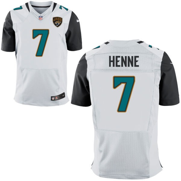 Chad Henne Jacksonville Jaguars #7 Big And Tall Jersey - White