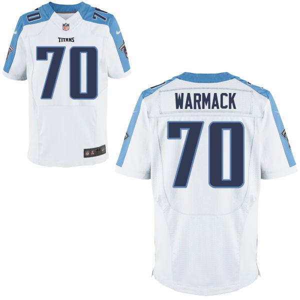 Chance Warmack Tennessee Titans #70 Big And Tall Jersey - White