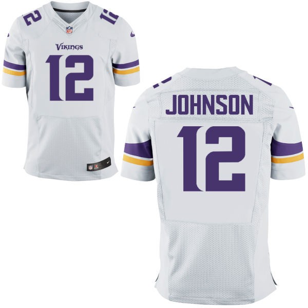 Charles Johnson Minnesota Vikings #12 Big And Tall Jersey - White