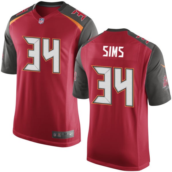 Charles Sims Tampa Bay Buccaneers #34 Big And Tall Jersey - Red