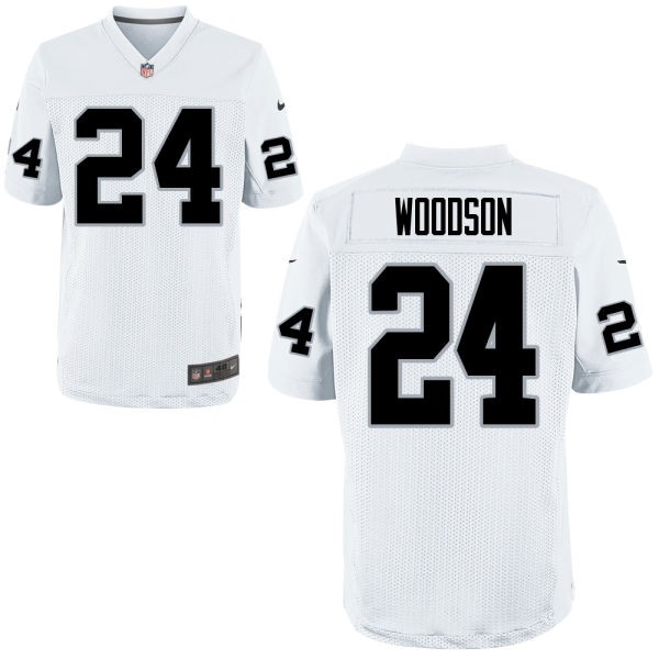 Charles Woodson Oakland Raiders #24 Big And Tall Jersey - White