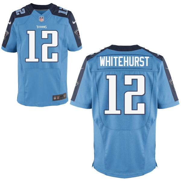 Charlie Whitehurst Tennessee Titans #12 Big And Tall Jersey - Blue