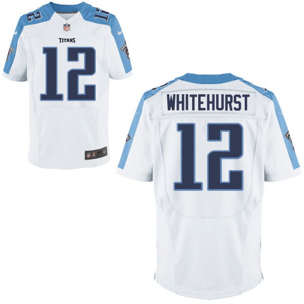 Charlie Whitehurst Tennessee Titans #12 Big And Tall Jersey - White