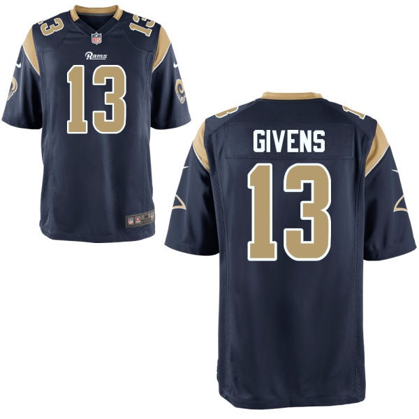 Chris Givens St. Louis Rams #13 Big And Tall Jersey - Millenium Blue