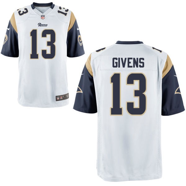 Chris Givens St. Louis Rams #13 Big And Tall Jersey - White