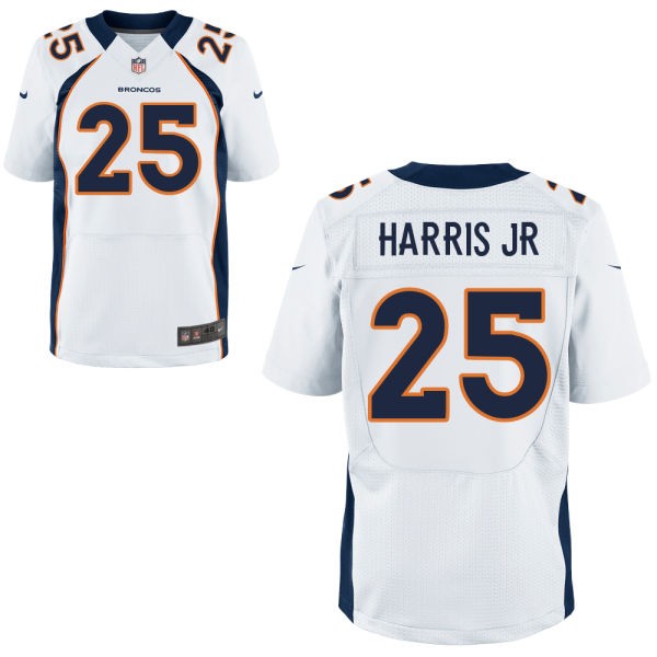 Chris Harris Jr Denver Broncos #25 Big And Tall Jersey - White