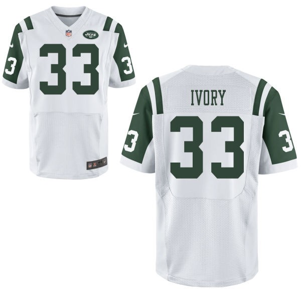 Chris Ivory New York Jets #33 Big And Tall Jersey - White