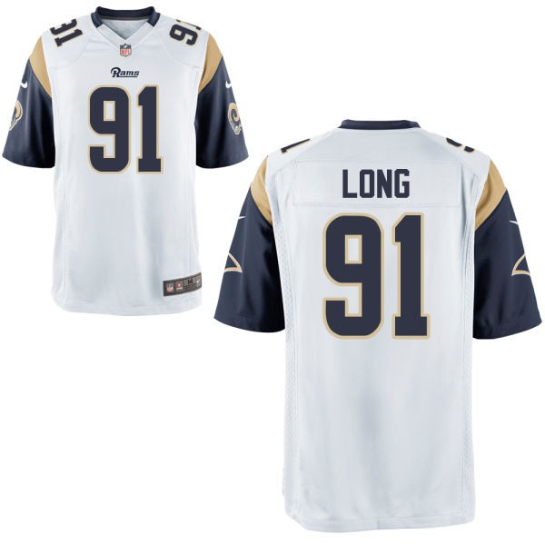 Chris Long St. Louis Rams #91 Big And Tall Jersey - White