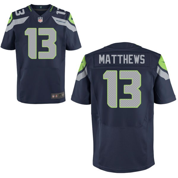 Chris Matthews Seattle Seahawks #13 Big And Tall Jersey - College Navy Blue