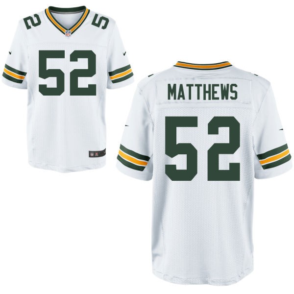 Clay Matthews (CMIII) Green Bay Packers #52 Big And Tall Jersey - White