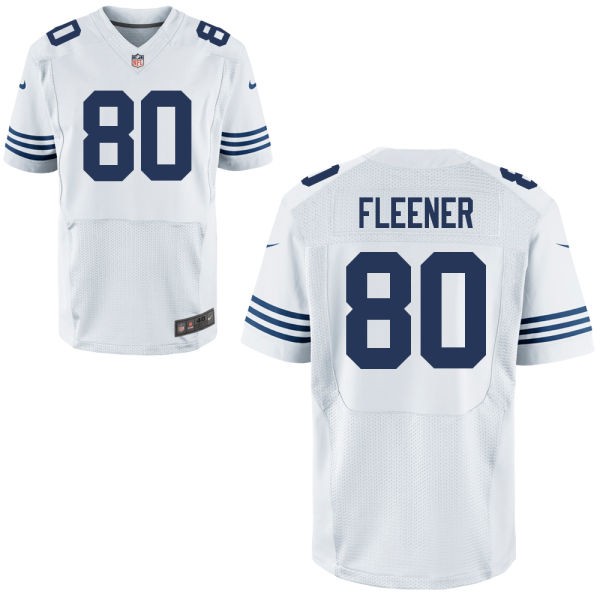 Coby Fleener Indianapolis Colts #80 Alternate Big And Tall Jersey - White