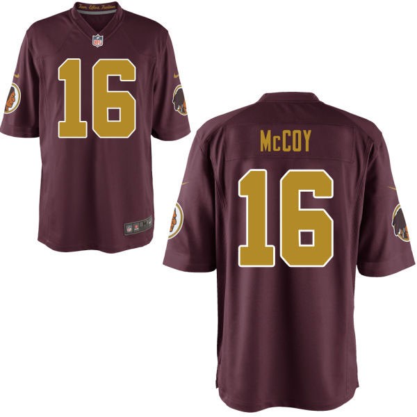 Colt McCoy Washington Redskins #16 Throwback Big And Tall Jersey - Burgundy