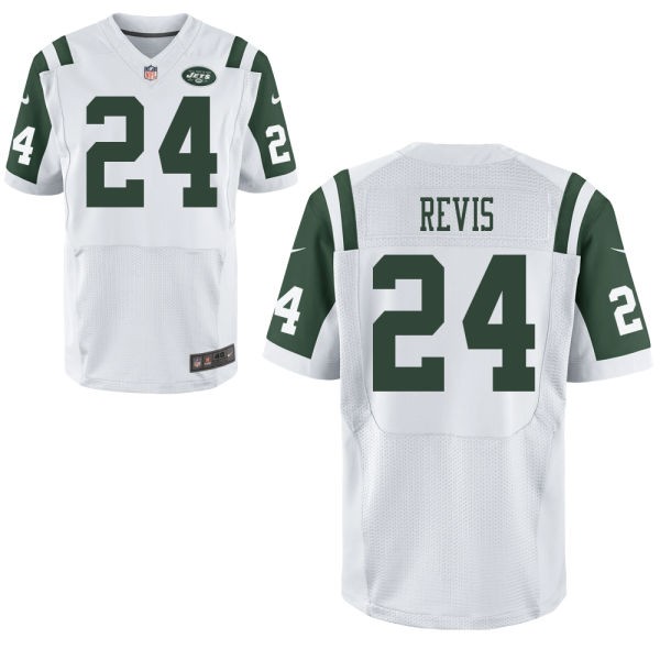 Darrelle Revis New York Jets #24 Big And Tall Jersey - White