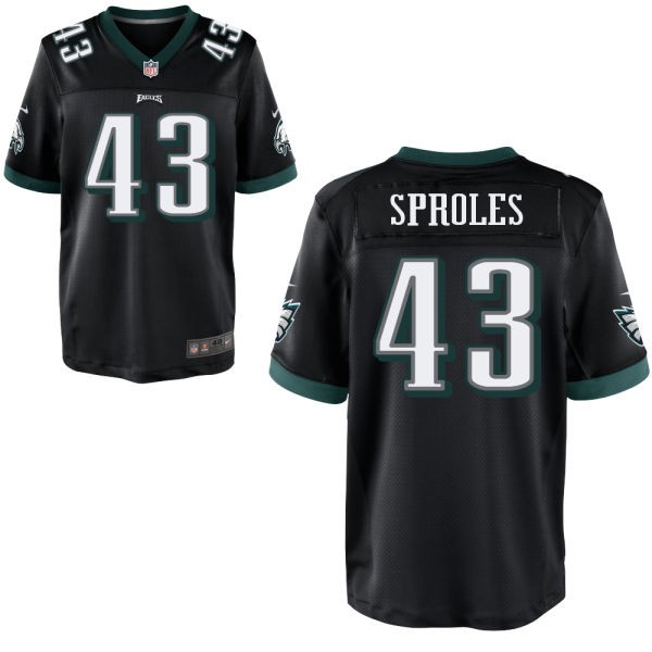 Darren Sproles Philadelphia Eagles #43 Big And Tall Jersey - Black