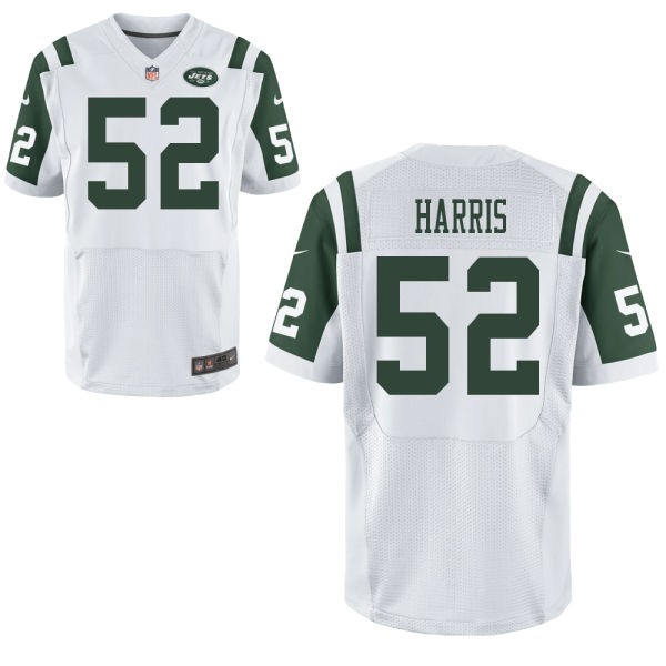 David Harris New York Jets #52 Big And Tall Jersey - White