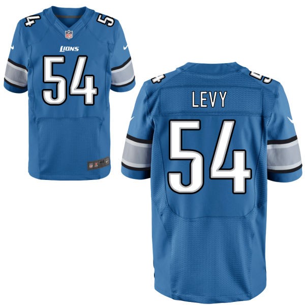 DeAndre Levy Detroit Lions #54 Big And Tall Jersey - Honolulu Blue