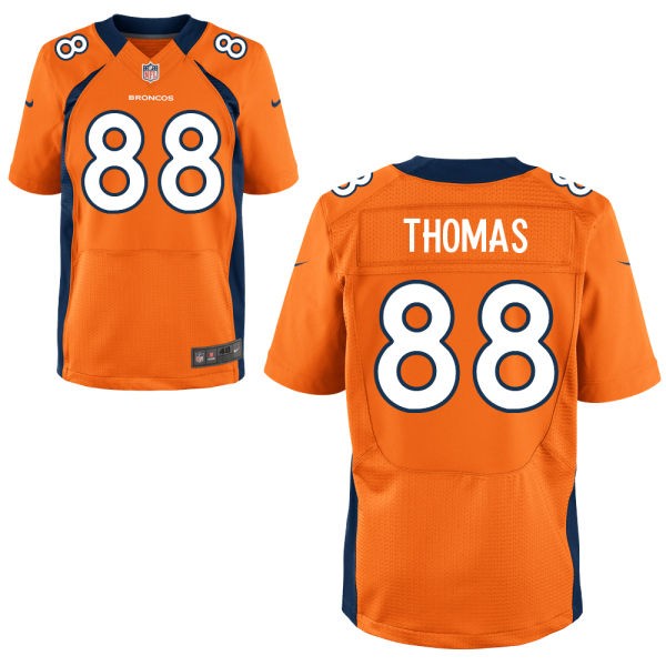 Demaryius Thomas Denver Broncos #88 Big And Tall Jersey - Orange