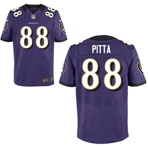 Dennis Pitta Baltimore Ravens #88 Big And Tall Jersey - Purple