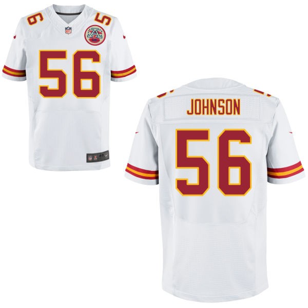 Derrick Johnson Kansas City Chiefs #56 Big And Tall Jersey - White