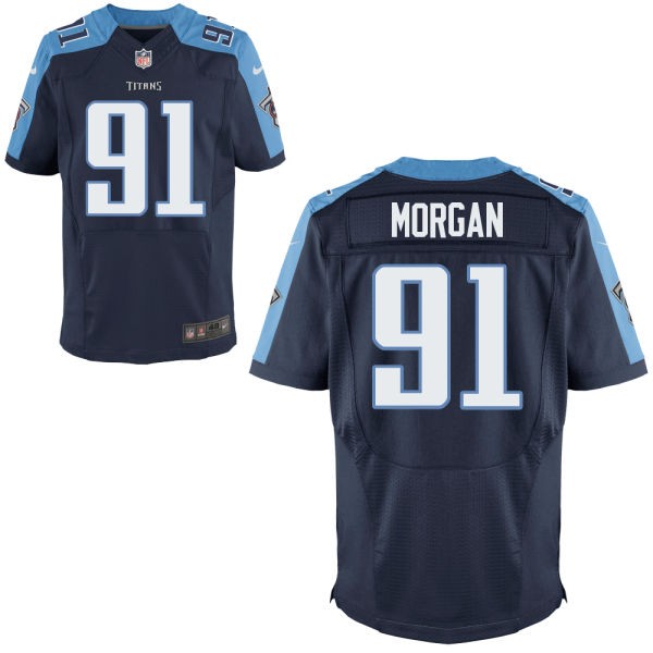 Derrick Morgan Tennessee Titans #91 Big And Tall Jersey - Navy Blue