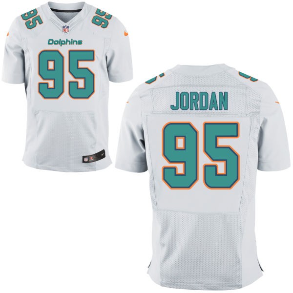 Dion Jordan Miami Dolphins #95 Big And Tall Jersey - White