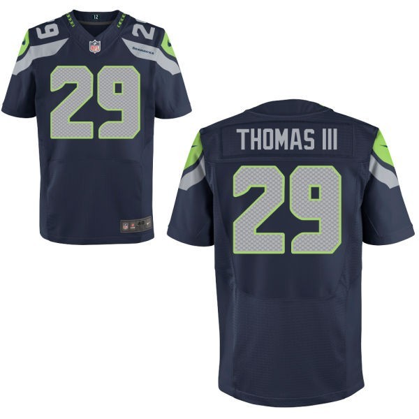 Earl Thomas III Seattle Seahawks #29 Big And Tall Jersey - College Navy Blue