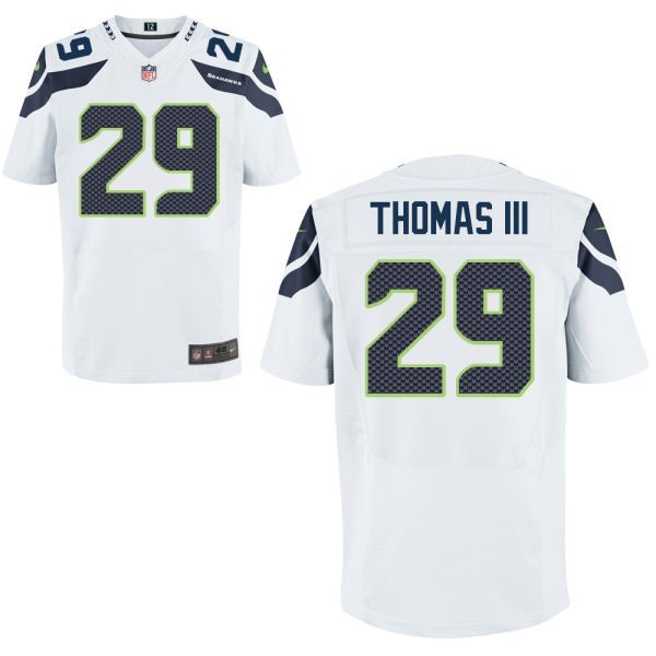 Earl Thomas III Seattle Seahawks #29 Big And Tall Jersey - White