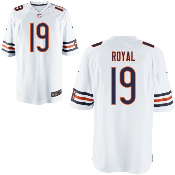 Eddie Royal Chicago Bears #19 Big And Tall Jersey - White