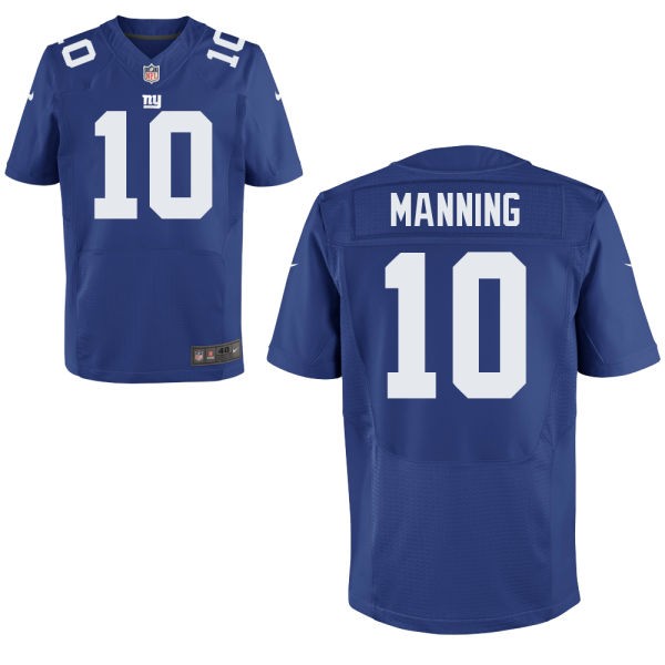 Eli Manning New York Giants #10 Big And Tall Jersey - Royal Blue