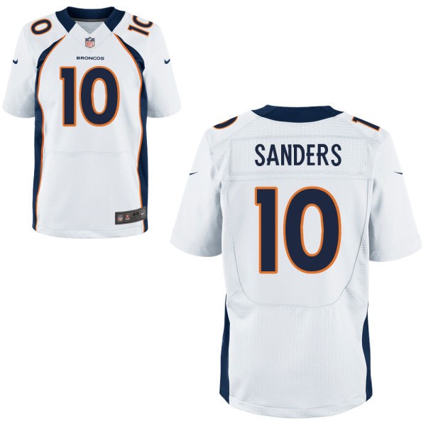 Emmanuel Sanders Denver Broncos #10 Big And Tall Jersey - White