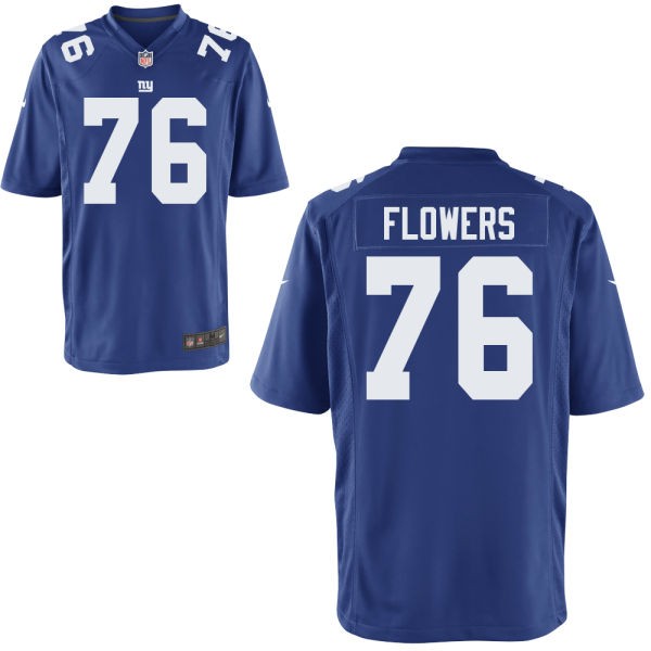 Ereck Flowers New York Giants #76 Big And Tall Jersey - Royal Blue