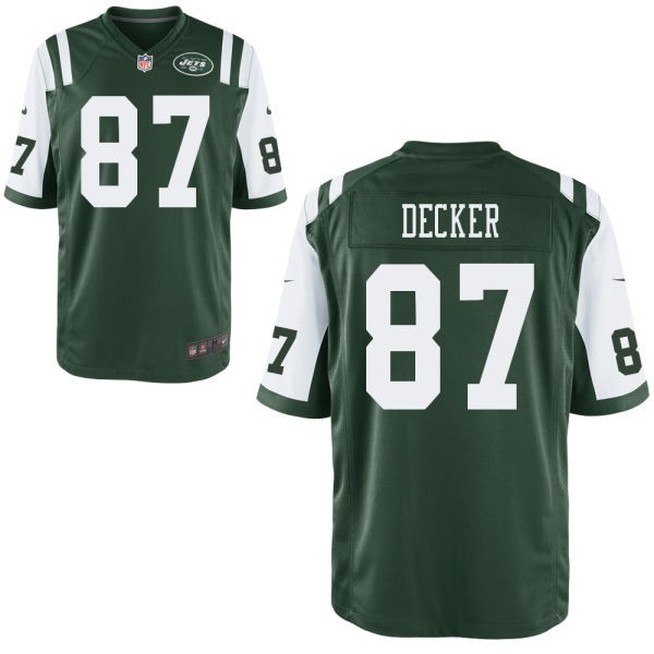 Eric Decker New York Jets #87 Big And Tall Jersey - Green