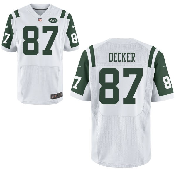 Eric Decker New York Jets #87 Big And Tall Jersey - White