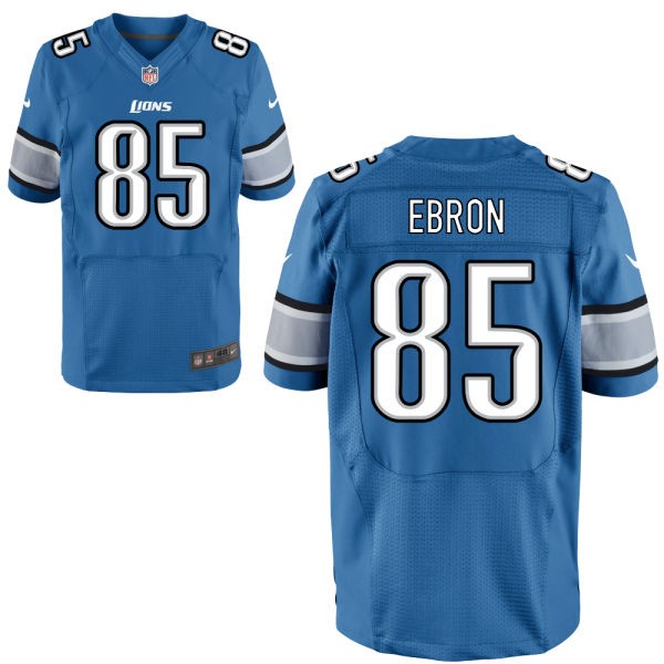 Eric Ebron Detroit Lions #85 Big And Tall Jersey - Honolulu Blue