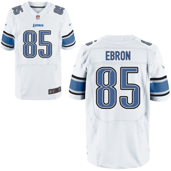 Eric Ebron Detroit Lions #85 Big And Tall Jersey - White