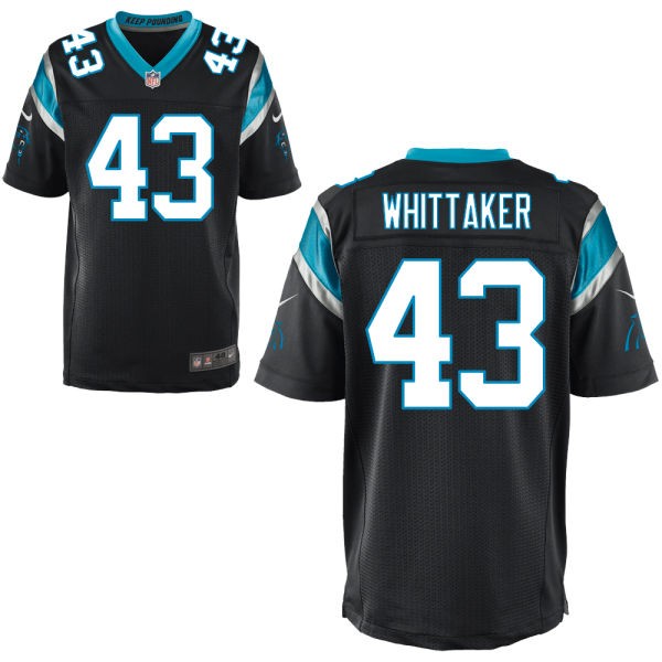 Fozzy Whittaker Carolina Panthers #43 Big And Tall Jersey - Black