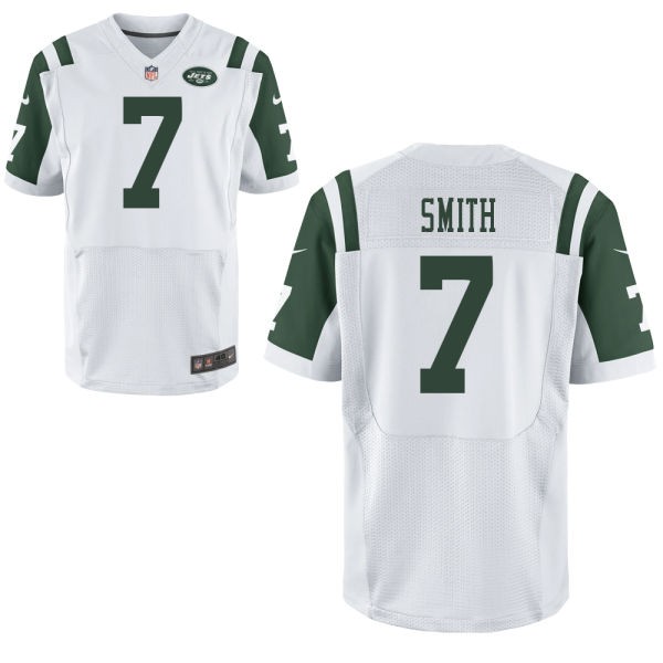 Geno Smith New York Jets #7 Big And Tall Jersey - White