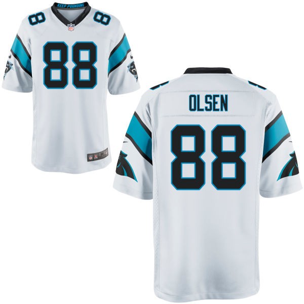 Greg Olsen Carolina Panthers #88 Big And Tall Jersey - White