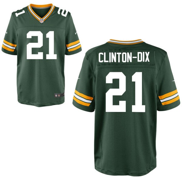 HaHa Clinton-Dix Green Bay Packers #21 Big And Tall Jersey - Dark Green