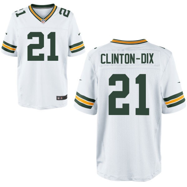 HaHa Clinton-Dix Green Bay Packers #21 Big And Tall Jersey - White