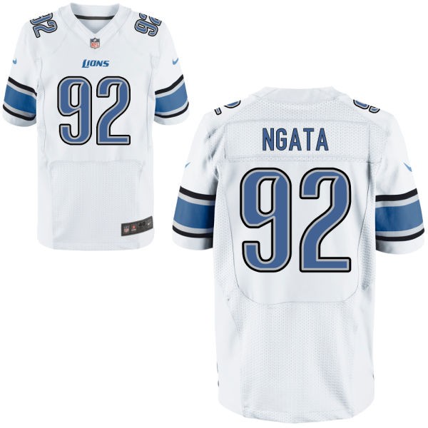 Haloti Ngata Detroit Lions #92 Big And Tall Jersey - White