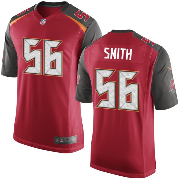 Jacquies Smith Tampa Bay Buccaneers #56 Big And Tall Jersey - Red