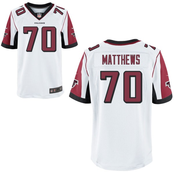 Jake Matthews Atlanta Falcons #70 Big And Tall Jersey - White