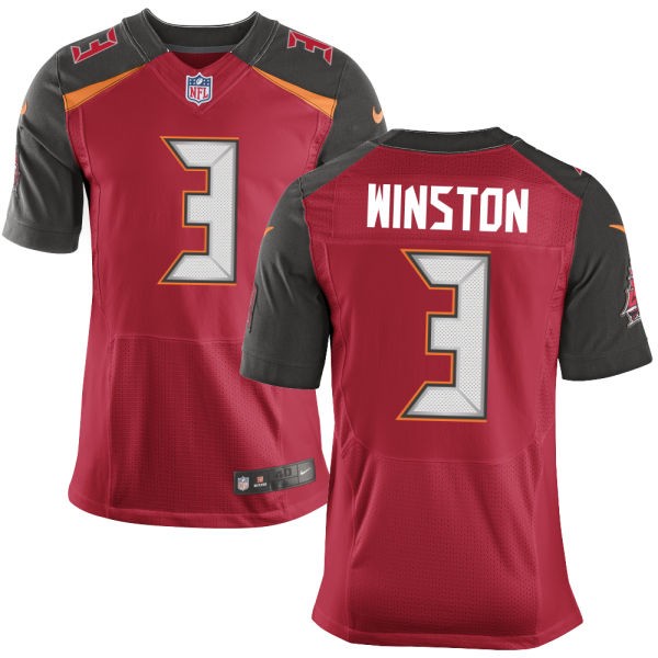 Jameis Winston Tampa Bay Buccaneers #3 Big And Tall Jersey - Red